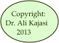 Copyright: Dr. Ali Kajasi
2013