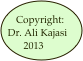 Copyright: Dr. Ali Kajasi
2013